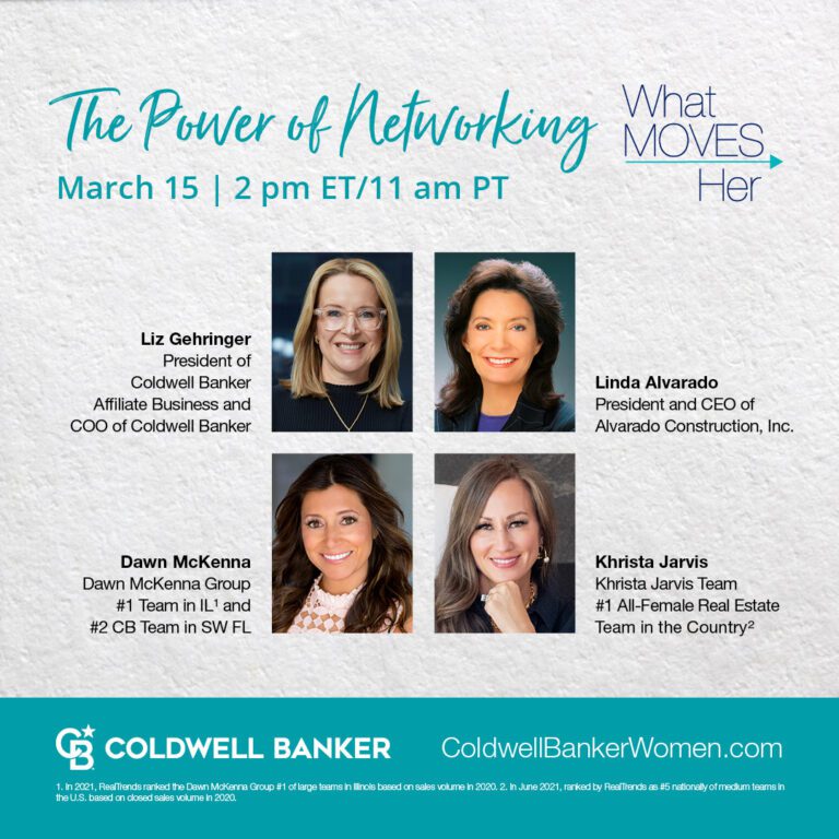 What Moves Her-part of Coldwell Banker brand’s CBWomen initiative